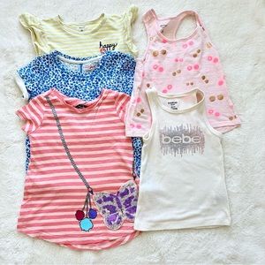 Bundle of girls T-shirt size 5-6 years